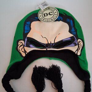 DC Comics Laplander Hat Style  - The Riddler Laplander Hat NEW WITH TAGS